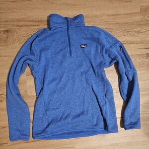 Patagonia Quarter-Zip Fleece Blue